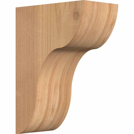 Ekena Millwork Carmel Smooth Corbel, Western Red Cedar, 5 1/2"W x 10"D x 14"H COR06X10X14CAR00SWR
